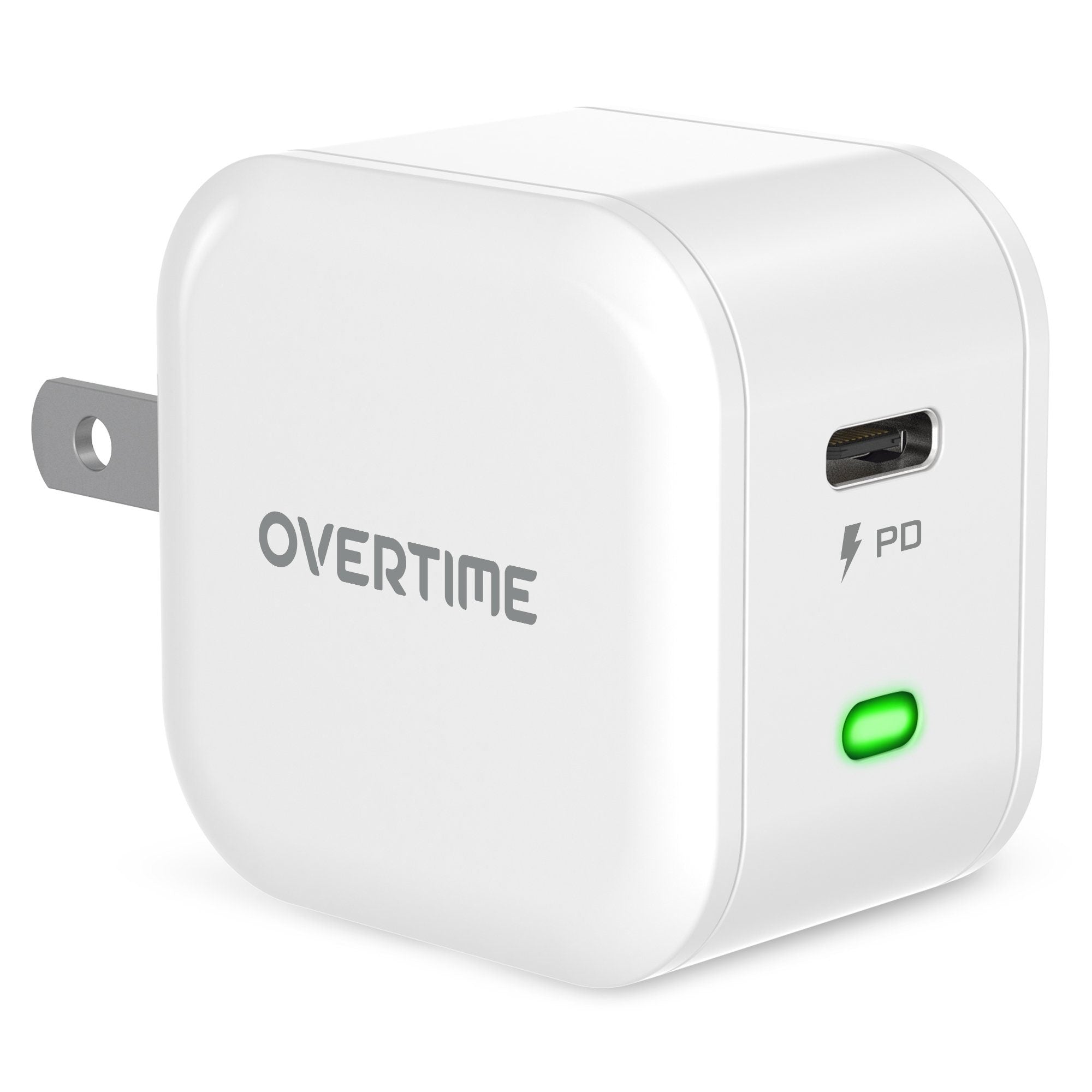 USB C Charger, Overtime 20W iPhone Fast Charger for iPhone and Android PD 3.0 Charging Station - Tophatter Daily Deals